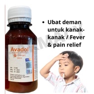 Avadol Orange Paracetamol Syrup 250mg/5mL – 90mL
