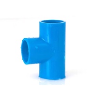 pvc blue fittings tee pipe 1/2 3/4 1inch