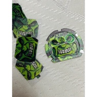 SET FACEPLATE / BACKLIGHT HULK (GSHOCK CUSTOM)