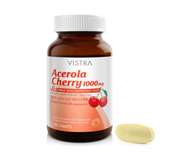VISTRA Acerola Cherry 1000mg (100 tab) วิสทร้า อะเซโรลา เชอร์รี 100  เม็ด  มีเก็บเงินปลายทาง  COD.