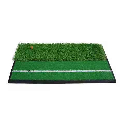 Golf Hitting Mat Practice Mat Indoor Mat Portable Chipping Mat for Home Use Turf Grass Mat Driving R
