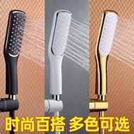 MQ2L People love itSubmarine Black Shower Head Nozzle Bathroom Water Heater Handheld Shower Head Gold Bath Set Household