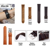 Genuine Leather Strap 20mm 22mm Universal Leather Watch Strap