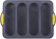 Baguette Bread Pan, 4 Slots For Baking Baguette Cakes And Sausages, Making Ice Cream And Frozen Frui