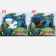 9"23cm How to Train Your Dragon Light Fury Toothless Action figure White Dragon Toys For Childrens B