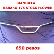 Barako 175 Handle Bar Stainless  Universal Handle Bar 7/8 "Barako Stock Flower"