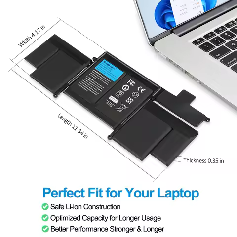 KingSener A1582 A1493 Laptop Battery For Apple MacBook Pro 13" Retina A1502 2013 2014 2015 Year 020-
