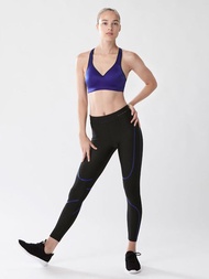[HCM]QUẦN LEGGING OYSHO FITNESS HIGH WAIST LEGGINGS CONTRAST STRIPES - SIZE S/M