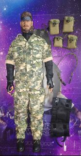 inflames toys 合裝裝備 潛龍諜影 蛇叔 big boss 素體主體body (關節小軟，可自行換) 1/6 figure 12寸 inch 1:6 12吋 公仔人偶 head sculp