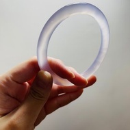 兔寶手鐲//天然冰粉紫玉髓鐲