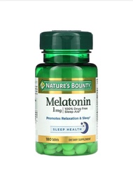 natures bounty melatonin 1mg 180.tablet obat penenang tidur