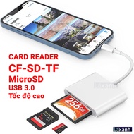 Card reader 3.0 CF TF Micro SD card Memory card reader CF SD TF MicroSD Type-C Micro SD TF TypeC