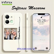 SOFTCASE MACARON COSTUME FOTO SENDIRI FOR INFINIX SMART 4 SMART 5 SMART 6 SMART 7 HOT 10S HOT 10 PLA
