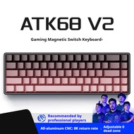 ATK68 V2 magnetic switch mechanical keyboard customized PBT key cap RT mode 8k return aluminum alloy