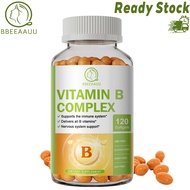 BEAU Vitamin B Complex 120 Capsules Vitamin B Complex Premium | | B6, B12, CoQ10 + 8 vitamin B lengk