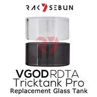 Ready JT VGOD Tricktank PRO RDTA Elite v1 v2 R Glass Kaca Replacement Gelas
