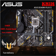 [KNIH] มือสอง ASUS เกม B360M-PLUS S เมนบอร์ดอินเทล LGA1151ชิปเซ็ต B360 DIMM DDR4รองรับ I7 8700 8700K