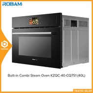 Robam CQ751 Built-in Combi Steam Oven / 2400W / 16 Modes / Touch Screen - KZQC-40-CQ751