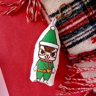 小賊貓寶聖誕吊飾公仔棉cushion手繪手作客製款匙釦
