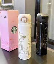 全新正品 STARBUCKS星巴克 五十周年限量版 美人魚保溫杯 經典500ml 白色/黑色