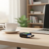 AX1800M/AX900M WiFi 6 Bluetooth 5.4 2-in-1 USB Adapter, 300Mbps, Plug-and-Play, for PC/Laptop, Win7-