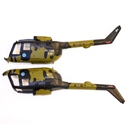 Body shell rc helicopter rc green army camouflage SC4001362