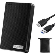 External Hard Disk External HDD 500GB TV Recording Ultra High Speed ​​Data Transfer Ultra Thin 2.5 I