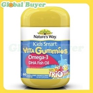 Nature's Way - Omega-3兒童魚油咀嚼軟糖 60粒 (平行進口)