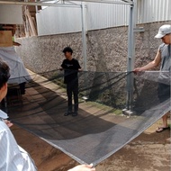 4x2 black striped pool cover net multi-purpose pool safety pool cover