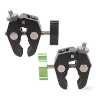 LIDU1 Adjustable Crabs Style Clamp 1 4 3 8 Thread Adapters For Camera Accessories Mounting Solution