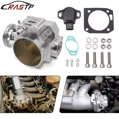 Throttle Body + TPS Throttle Body Position Sensor for RSX DC5 CIVIC SI EP3 K20 K20A 70MM CNC Intake 