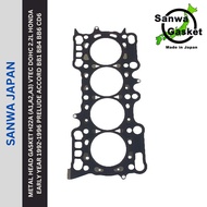 SANWA Japan Metal Head Gasket H22A (A1,A2,A3) Vtec DOHC 2.2L HONDA Early Year 1992-1996 Prelude Acco