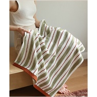 Dreamerhouse Simple Striped Series Combed Cotton Towel Pure Cotton Towel Class Absorbent Face Towel 