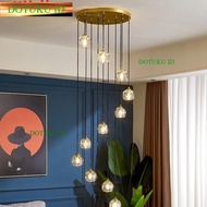 Lampu Hias Gantung Panjang Model hollow Untuk Dekorasi Ruang Keluarga