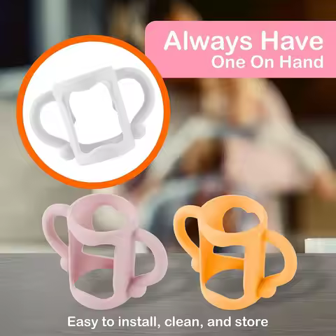 1/3PCS Bottle Handles Compatible with Dr Brown Narrow Baby Bottles and Wide-Neck Bottles Non-Slip Ea