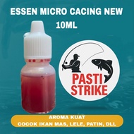 Essen Micro Cacing new 10 ml - essen gacor ikan mas lele patin umpan jitu galatama dan harian aroma