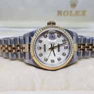 jam tangan bekas original / rolex datejust lady