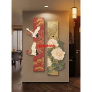 Meaning Good New Chinese Retro Entrance Decorative Painting High-End Medieval Style Corridor Aisle W