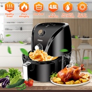 1400W Large Capacity Electric Deep Airfryer Chicken Oil free Air Fryer Health Fryer Pizza Cooker 4.6L Multifunction Air Fryer