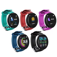 D1 D18 Smart Watch Round Screen Pedometer Information Reminder Heart Rate Sleep Monitoring Bracelet 