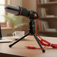 BG666 USB Metal Condenser Microphone for Laptop/Windows Dubbing  Mikrofon Kondenser USB Logam BG666 