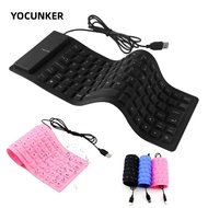 85-Key Usb Silicone Keyboard - Flexible Soft Silicone Computer Keyboard 85 Buttons Waterproof USB Co