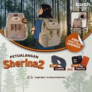 NEW!!! [FREE POUCH] TORCH Sherina Ransel Backpack Tas Poly Taslan