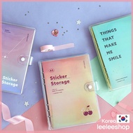 ICONIC_ A5 Storage Binder 6Ring Sticker Photo Card Colletbook Photo Card Korea Stationery