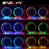 Sinolyn Angel Eyes RGB LED Revolving Dynamic Shrouds APP Control For Hella/Koito Q5 2.5/3 Inch Lense