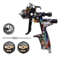 WV9I 2026 High quality Xueqing SUTU 5800 Pneumatic Spray Gun, 1.3/1.7mm Set, 600ml Pot, for Car & Fu