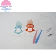 2pcs Baby Food Feeder Food-grade Silicone Feeding Soother BPA-free Fruit Feeder Pacifier for 4+ Mont