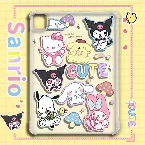 Sanrio Kuromi Case For iPad 10th Gen Case 11th A16 7th 8th 9th 10.2 iPad Pro 11 12.9 Air 7 6 Mini 7 