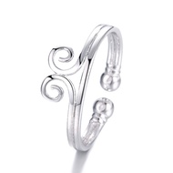 silver cincin 925 original ring for women Adjustable ring Curse Fashion Jewellery cincin  perak cincin perempuan