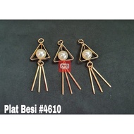 4610 safety pin iron plate - 1 dozen